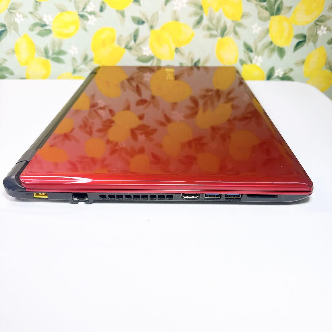 大容量❤️最新Windows11❤️レッドノートパソコン❤️初心者向け❤️すぐ使える❤️