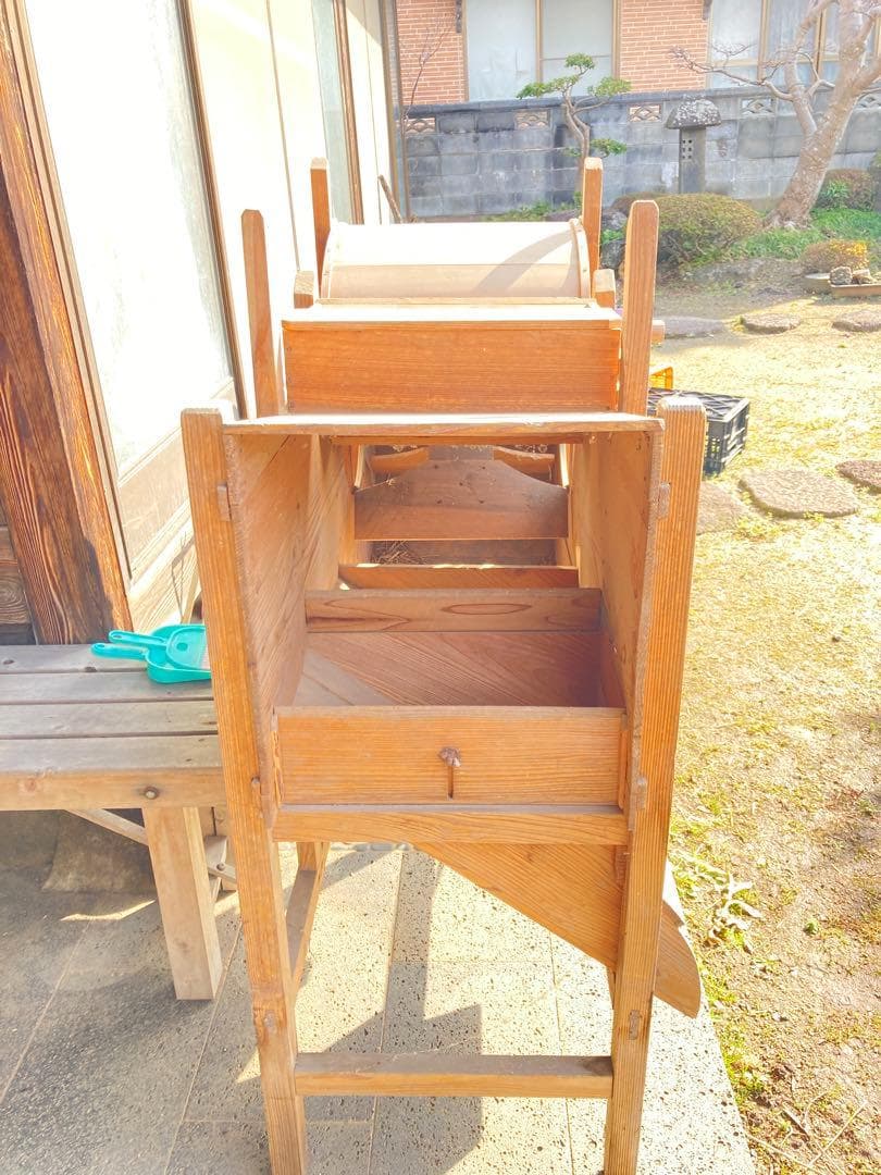 唐箕 籾摺機 手回し ハンドル式 農機具 とうみ レトロ 古民家