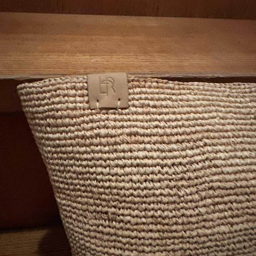 etre tokyo ランドスケープラフィアバッグ(beige)