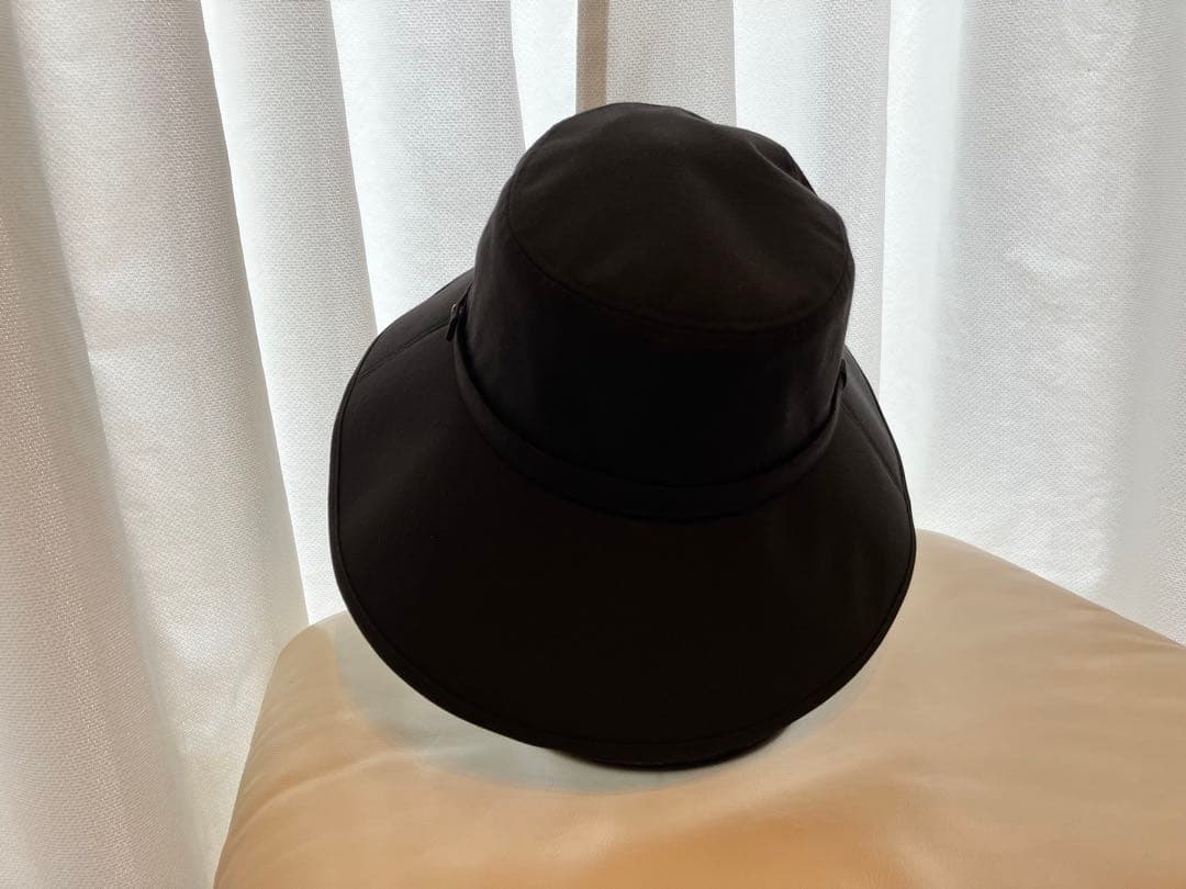 新品　試着のみ　サンバリア　黒　ウィンドハット　Lサイズ