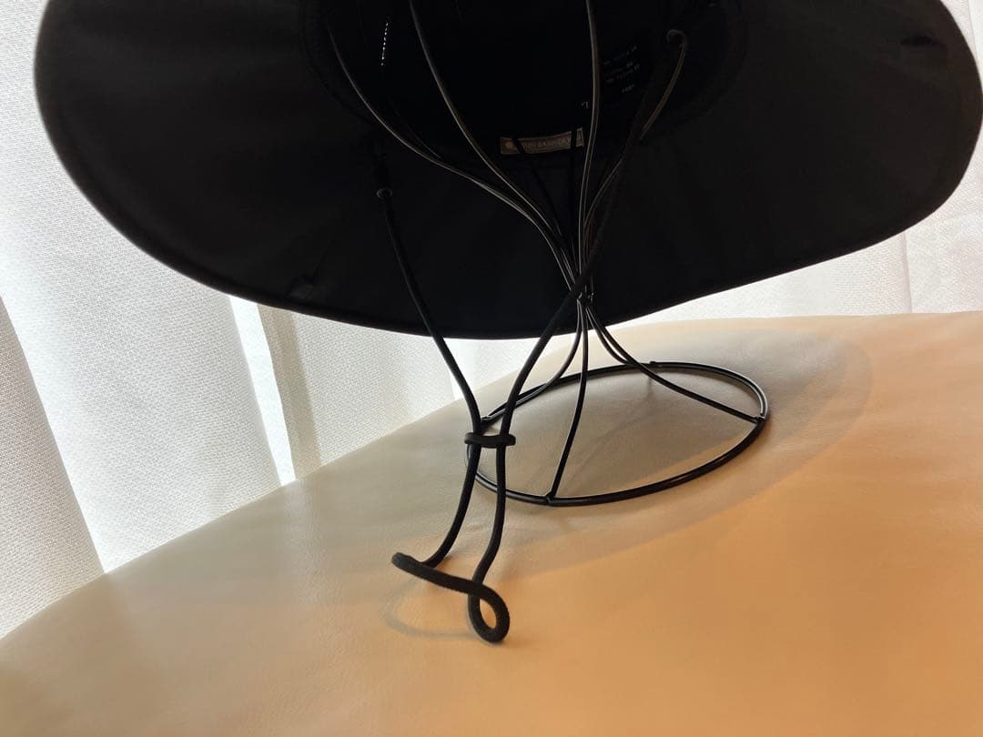 新品　試着のみ　サンバリア　黒　ウィンドハット　Lサイズ