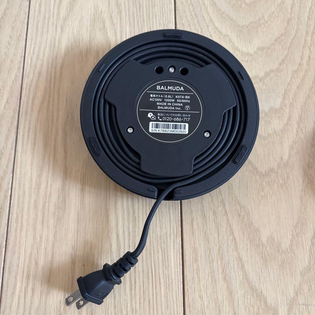 BALMUDA The Pot ブラック 電気ケトル