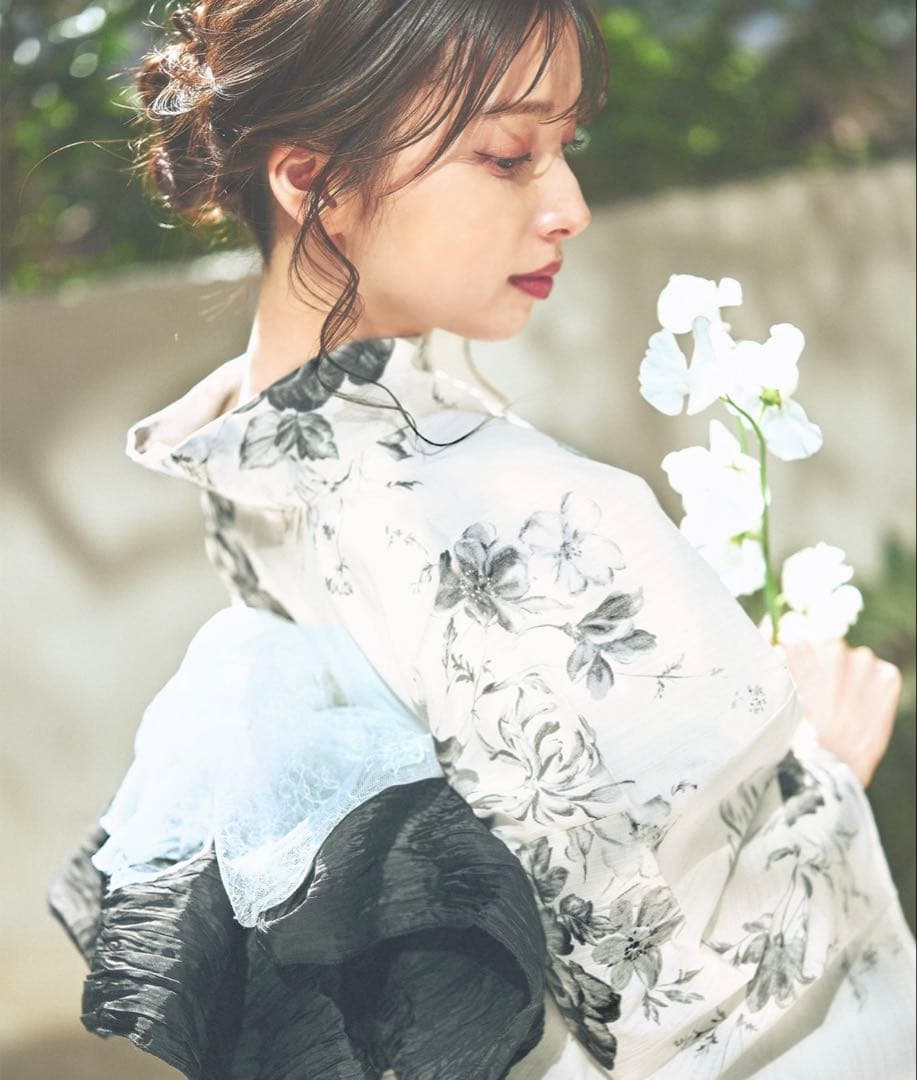 dita ディータ 水彩の十六夜色 浴衣 セット