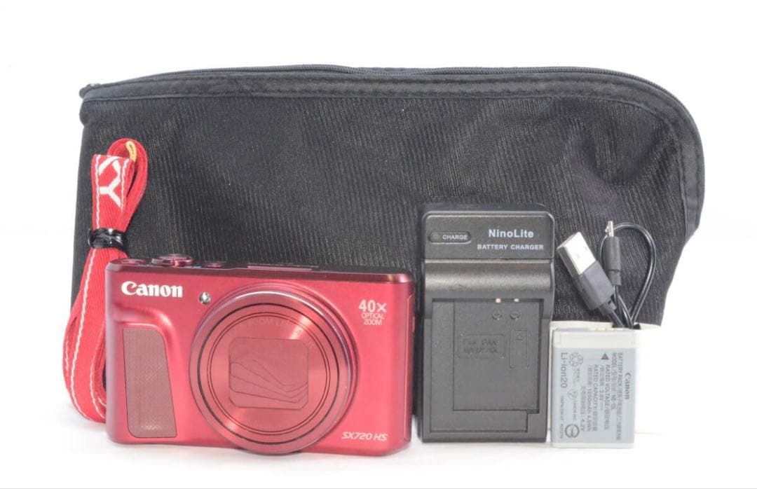 【美品・即発送】キャノンCanon PowerShot SX720 HS レッド