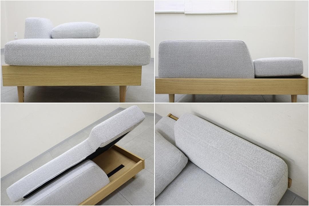 未使用 unico ウニコ NOLA ノルア 2シーター ソファ 2人掛 B品