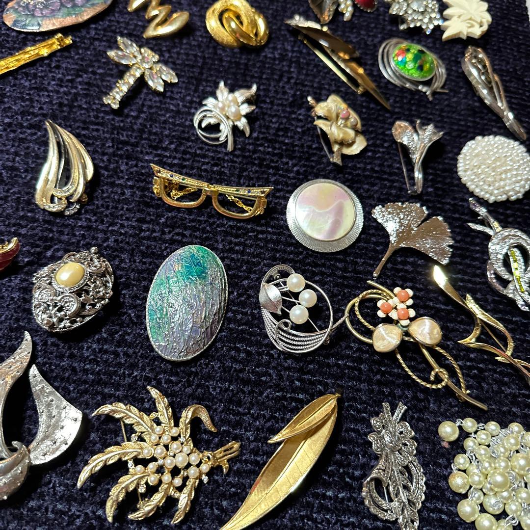 【vintage】ブローチ　130点以上　まとめ売り　大量