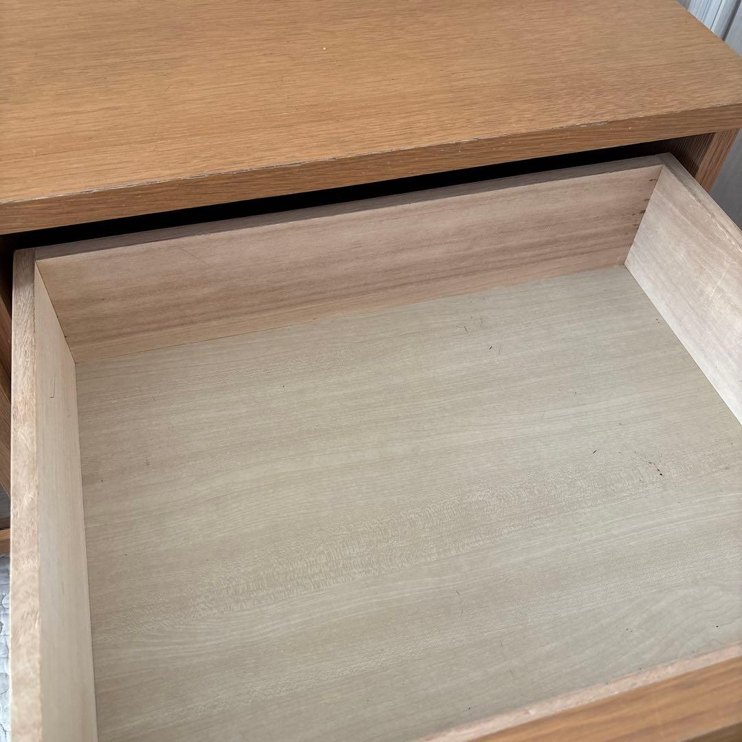 MUJI 木製AVラック　幅110 オーク材