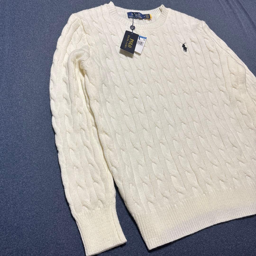 の*ぶ様 【新品タグ付】POLO RALPH LAUREN ケーブルニット コッ