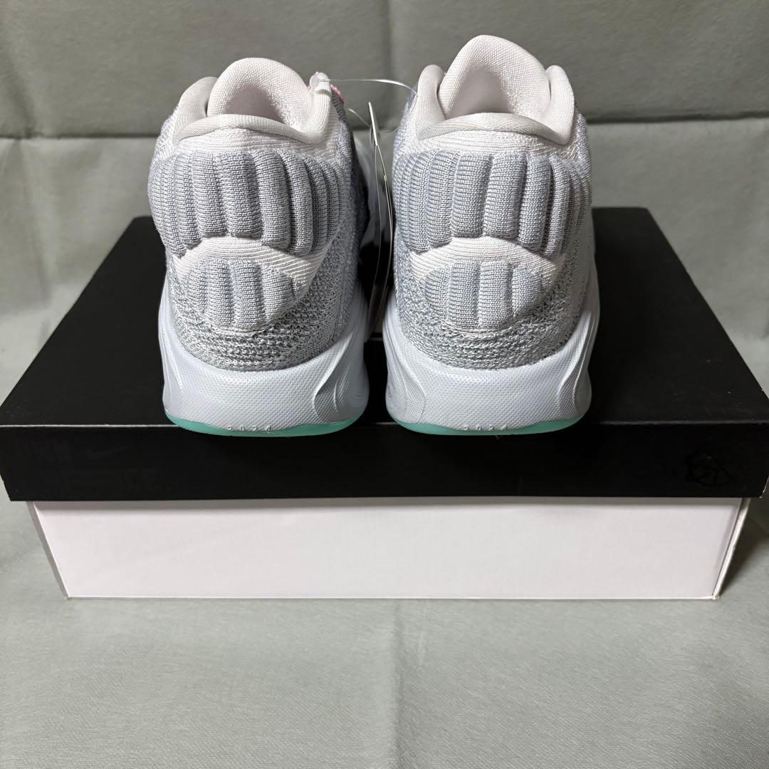 ナイキ　G.Tハッスル3 グレー　グリーン　ピンク　緑　27.0