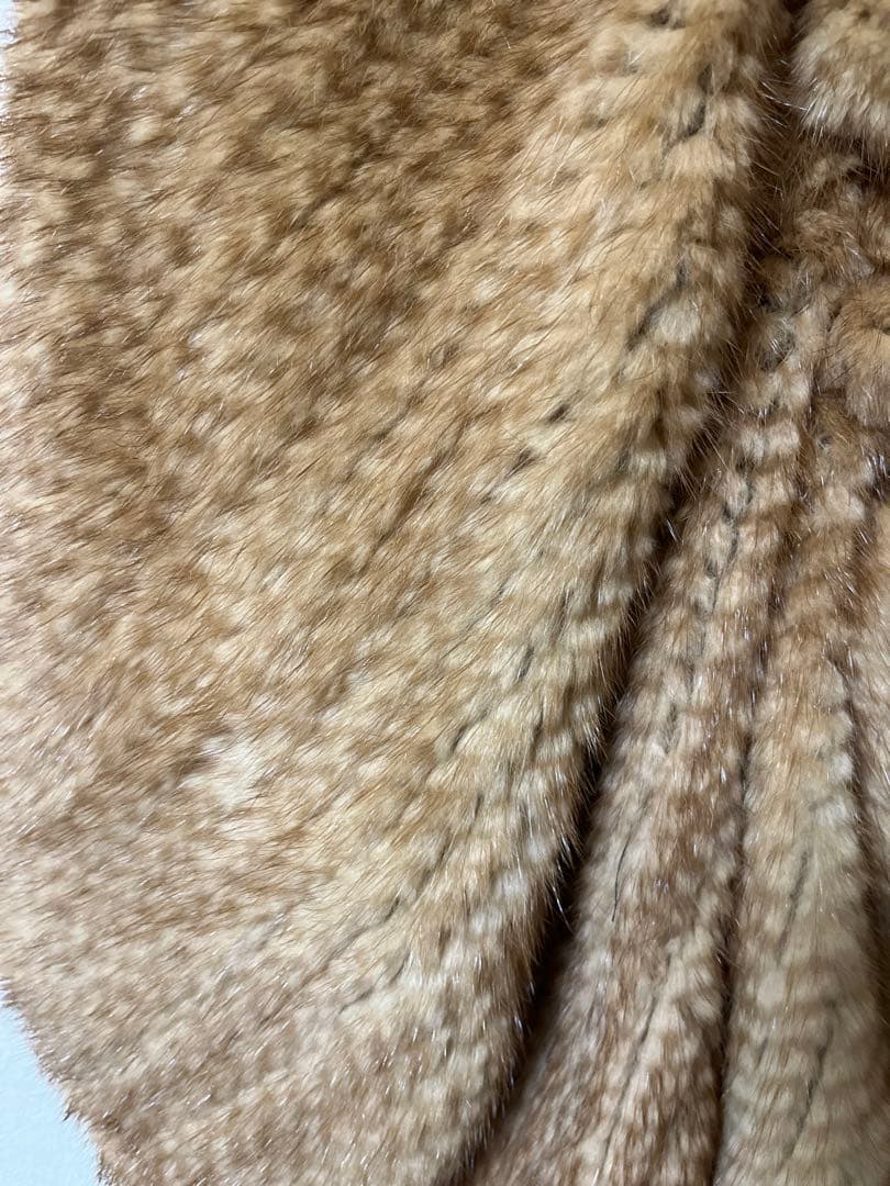 NAKAMURA FUR ゴールデンミンク ショール ケープ ポンチョ ボレロ