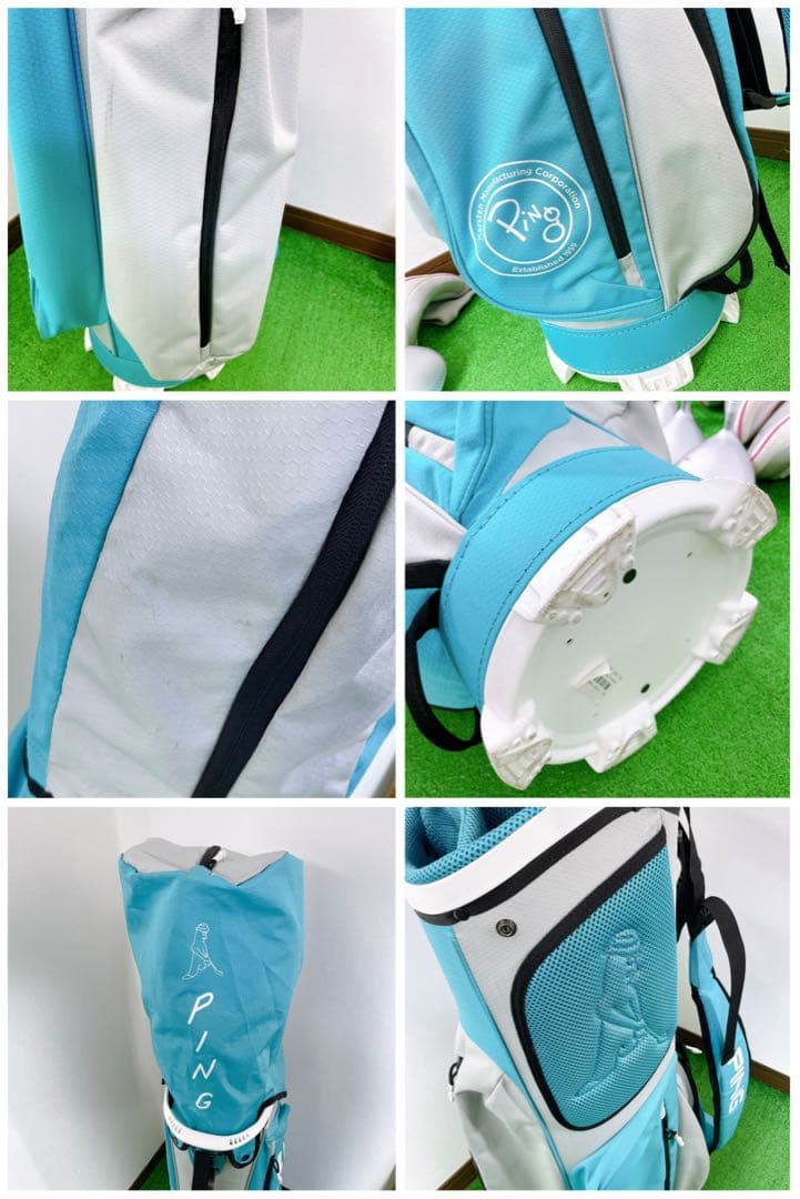 左利き　レフティ　フェアライス　レディース　女性　ゴルフセット　ピンのバック付き