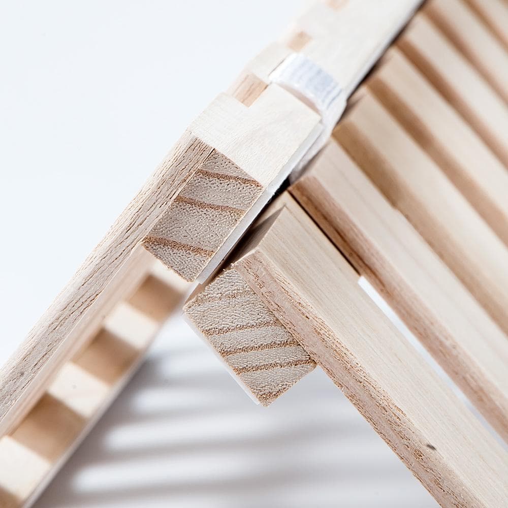 【ゼミダブル】すのこベッド 折りたたみベッド 湿気/カビ対策 耐荷重200kg