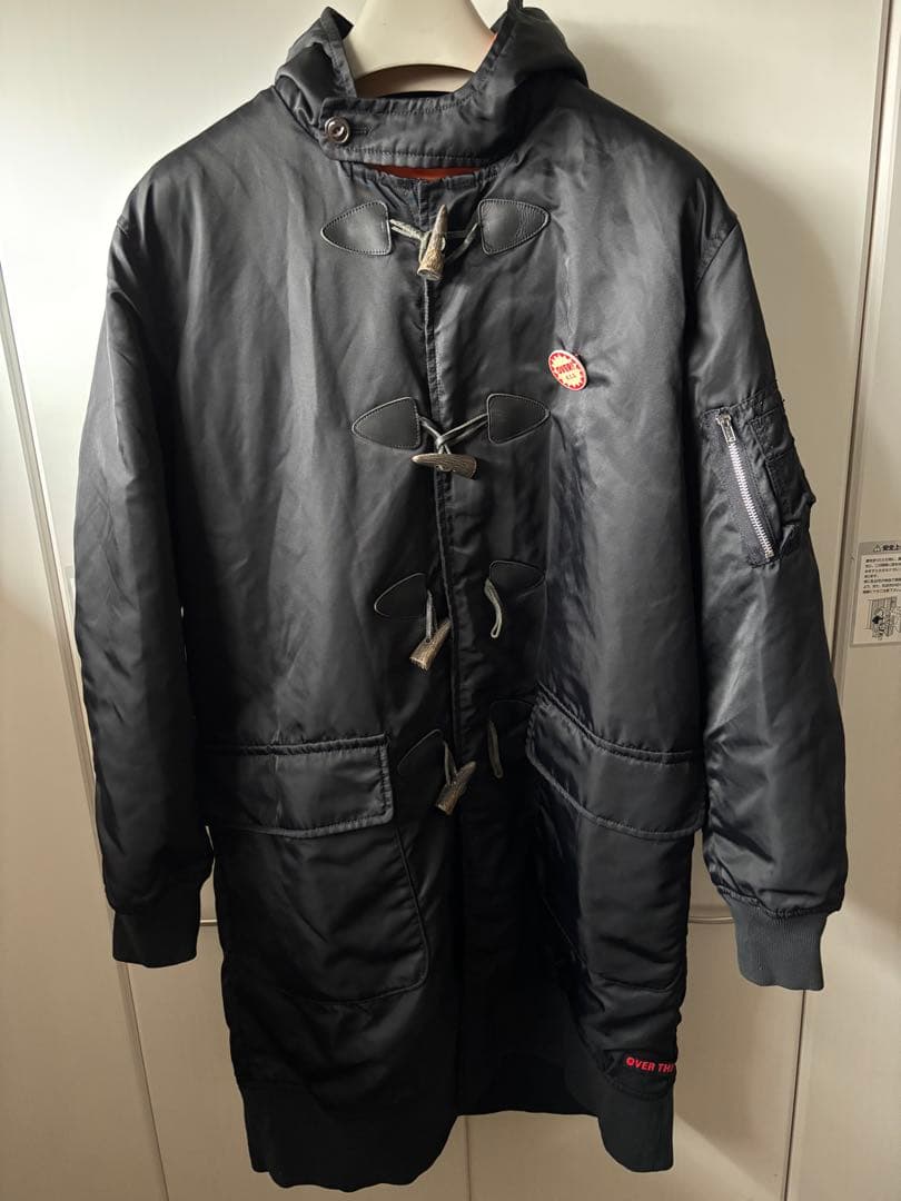 希少　オーバーザストライプス　ナイロンダッフルコート　 グレムリン　MA-1