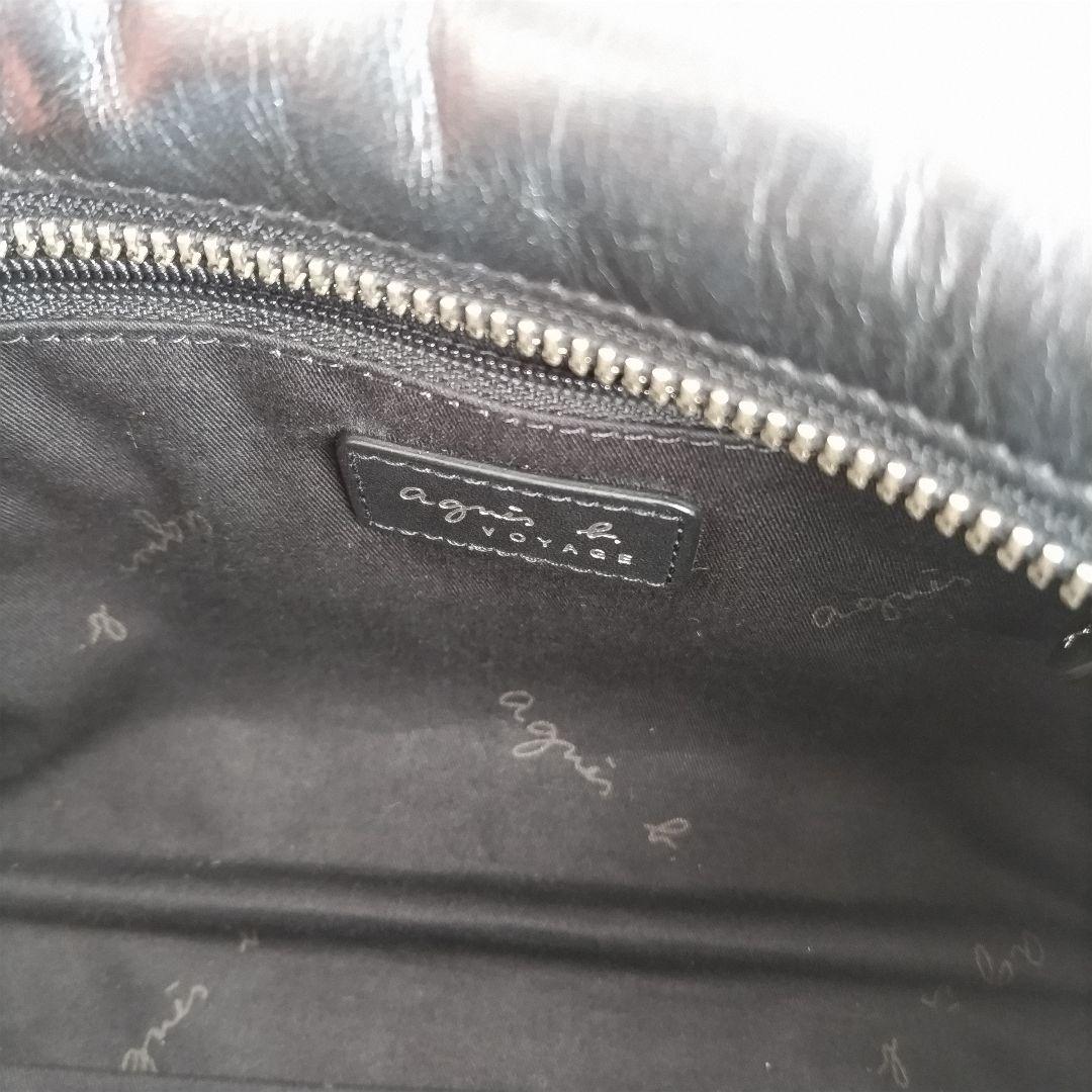 アニエスベー カメラバッグ アンジェル ショルダーバッグ 本革　 ワンポイント