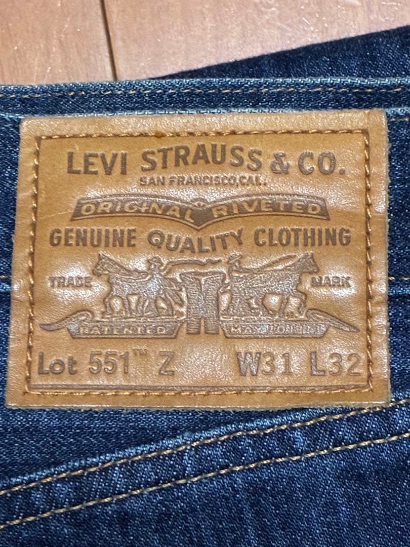 【美品・米国製】リーバイス 551Z W31