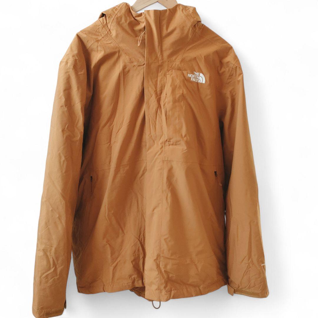 【3WAY】THE NORTH FACE スキースノーボードウェア3XL黄大きめ