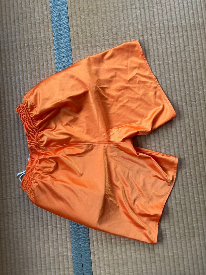 サッカーウェア 上着Lサイズ オレンジ、ウエスト80cm