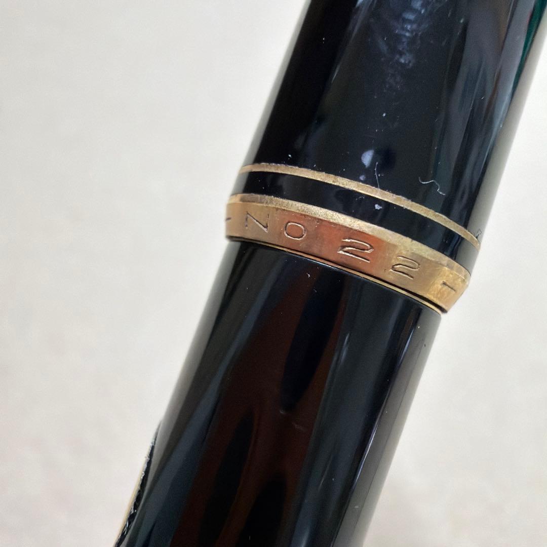 新品 廃盤 MONTBLANC モンブラン No.22 万年筆 14c EF