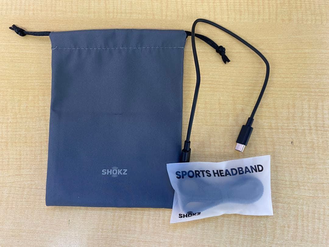 ほぼ新品　shokz open run ノーマルサイズ usb-c充電モデル