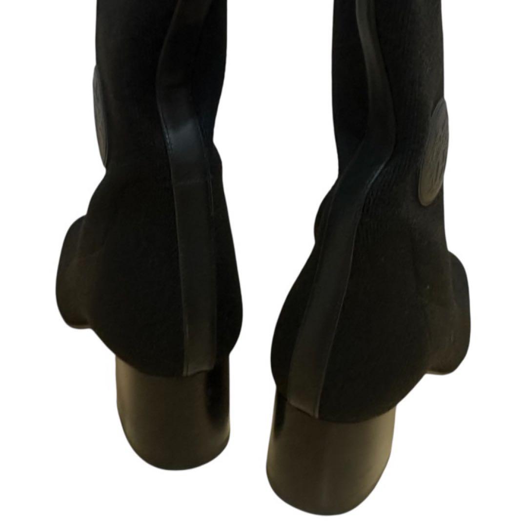 【美品】【限定価格】エルメスHERMESフォンテーヌロングブーツニットブーツ