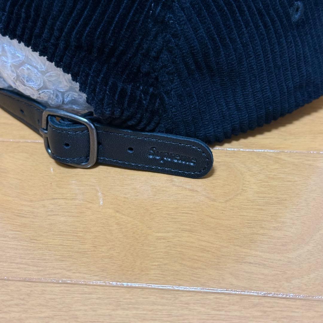 未使用 Supreme Corduroy Camp Cap ブラック 25aw