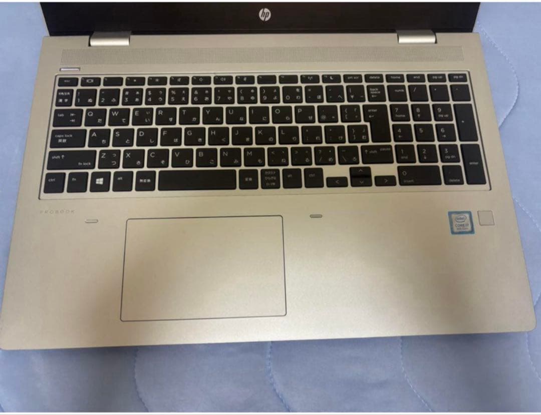 HP i7ノートパソコン 16GB 256GB NVMe