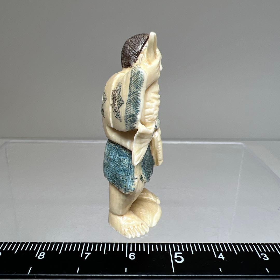 極上人物根付　14g 東Y7-0904ア㉞タニチ