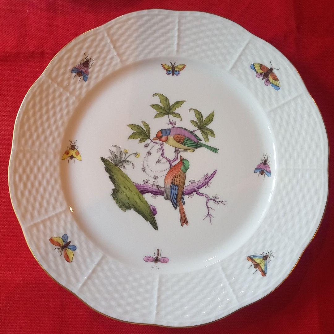 ヘレンドロスチャイルドバードディナー皿5枚セット