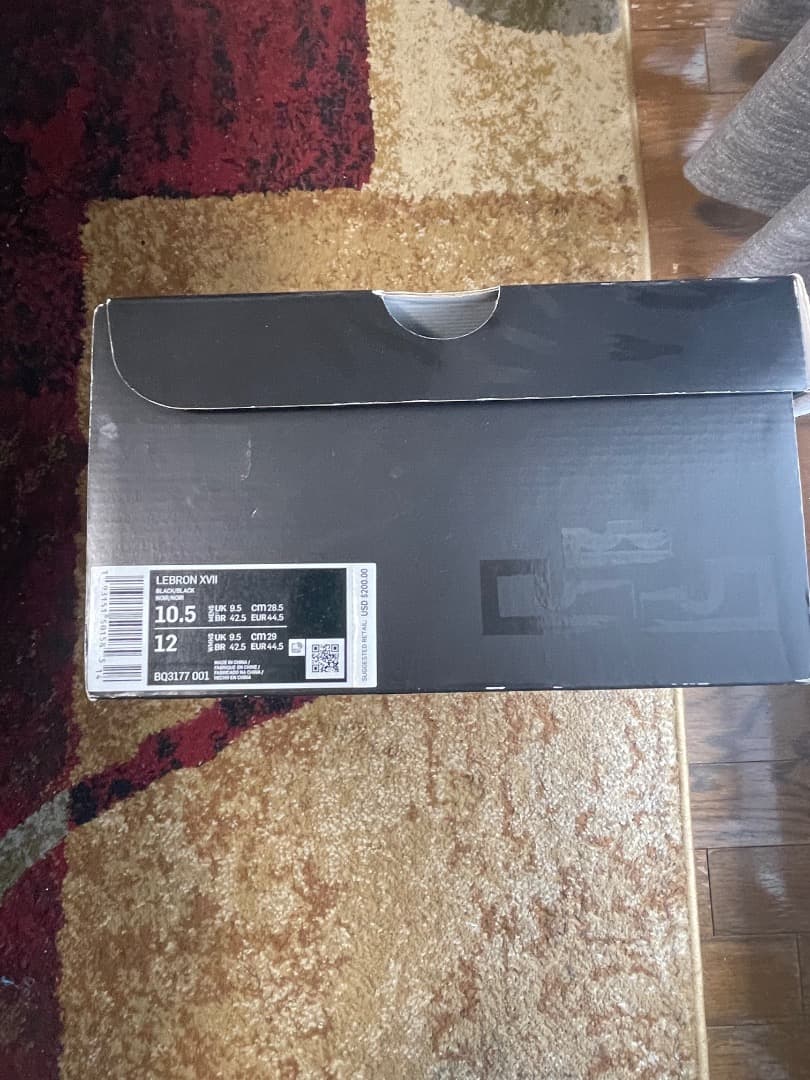 シューズ(男性用) Lebron XVII Black Noir