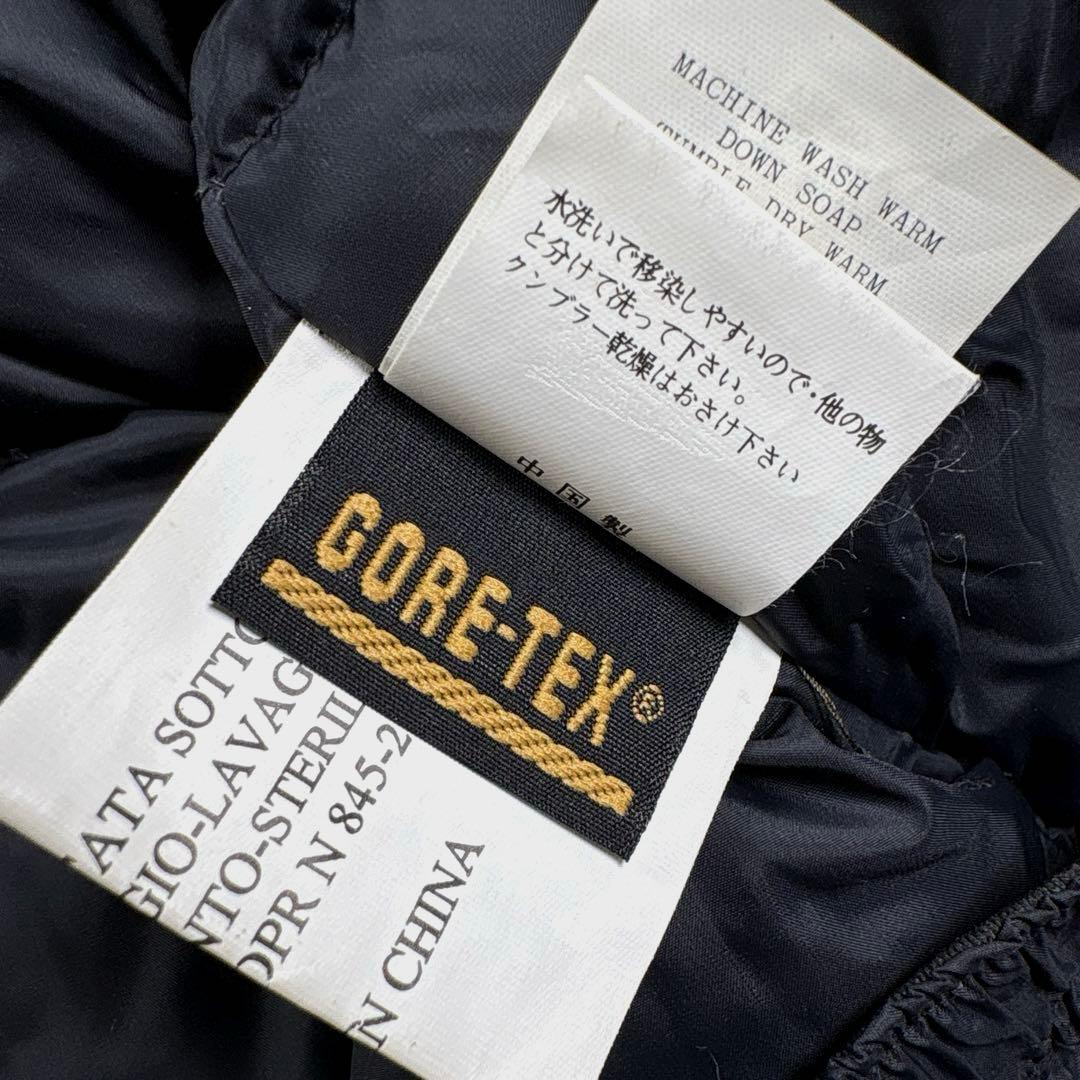 ✨2WAY・GORE‑TEX✨マーモット　ダウンジャケット　ビッグサイズ　黒　M