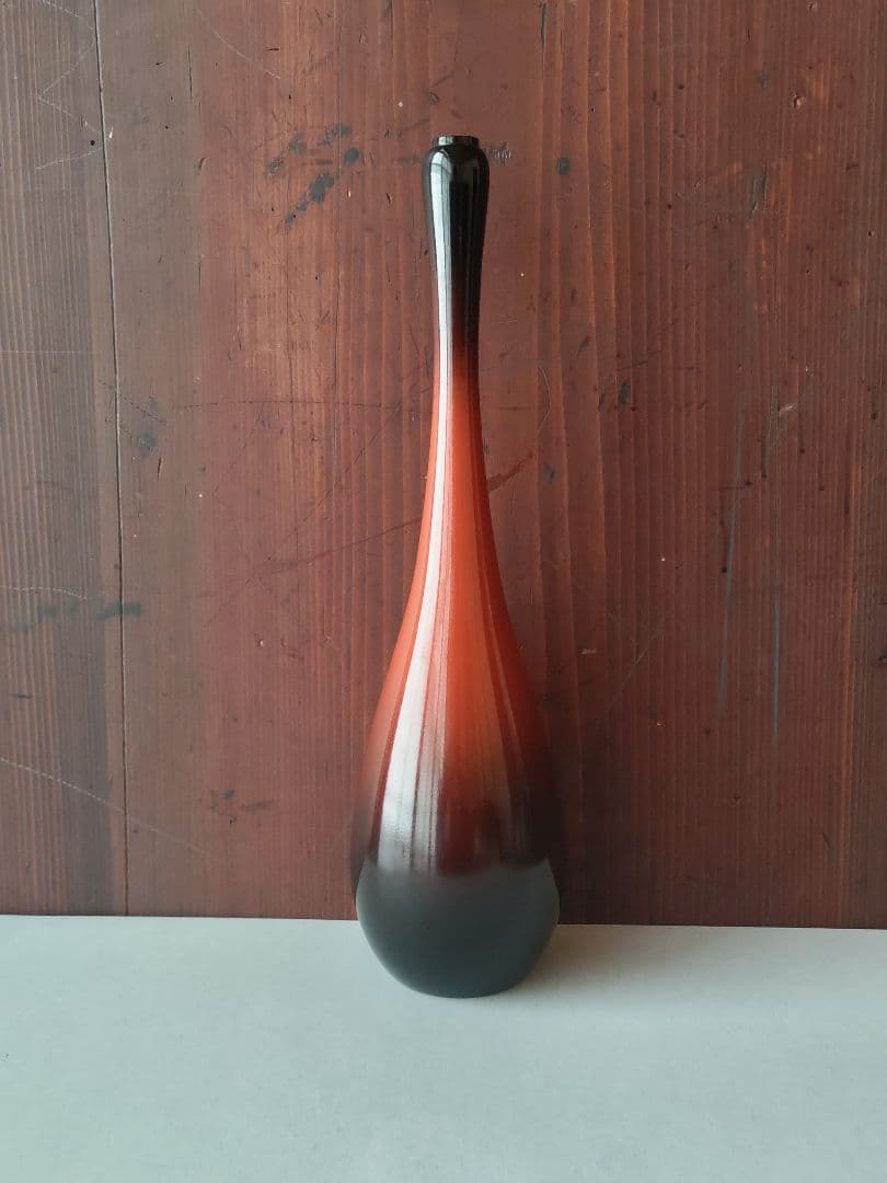 鶴首の花器　銅製　希少　華道池坊家元署名