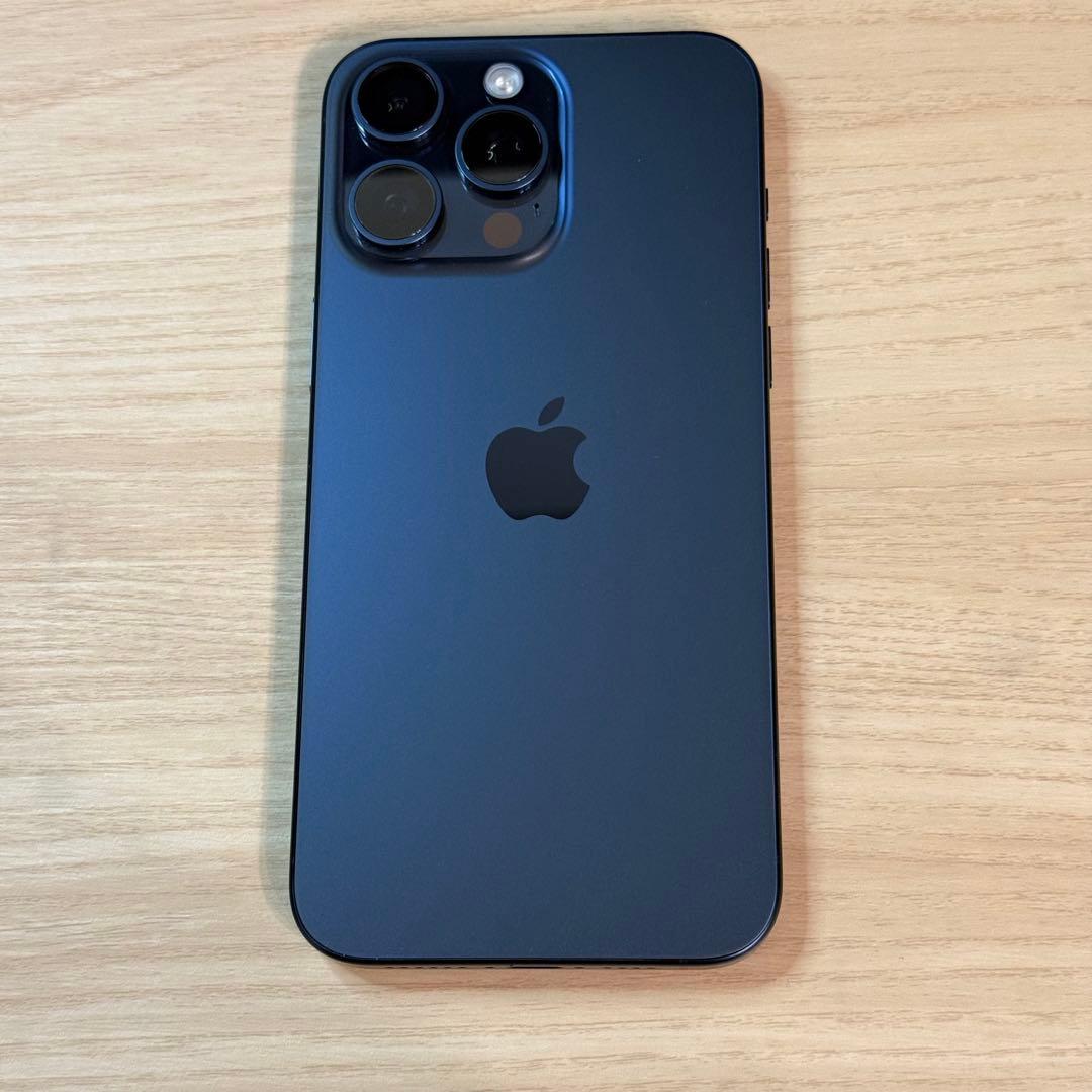 iPhone 15 Pro Max (ブルーチタニウム, SIMフリー)
