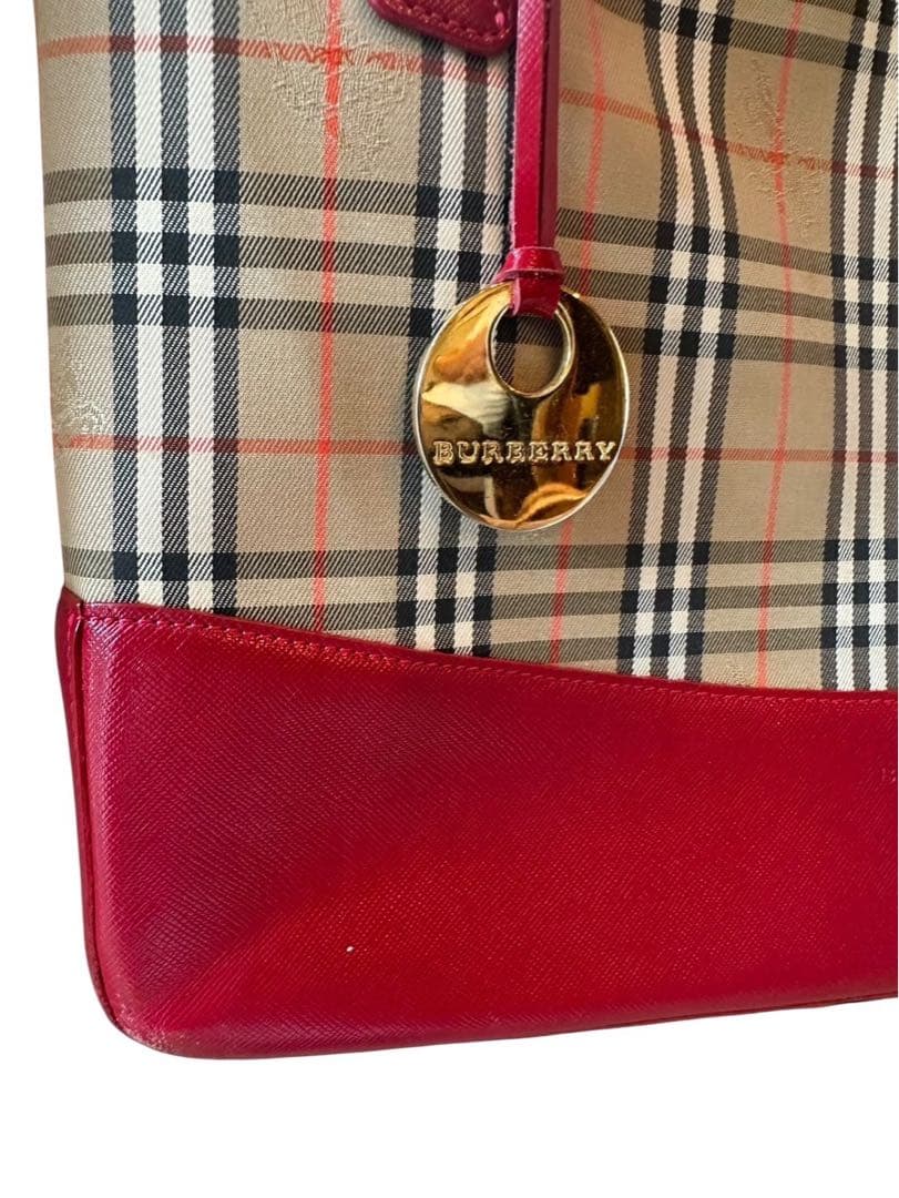 『美品』Burberry チェック柄 ショルダーバッグ，最終値下げ