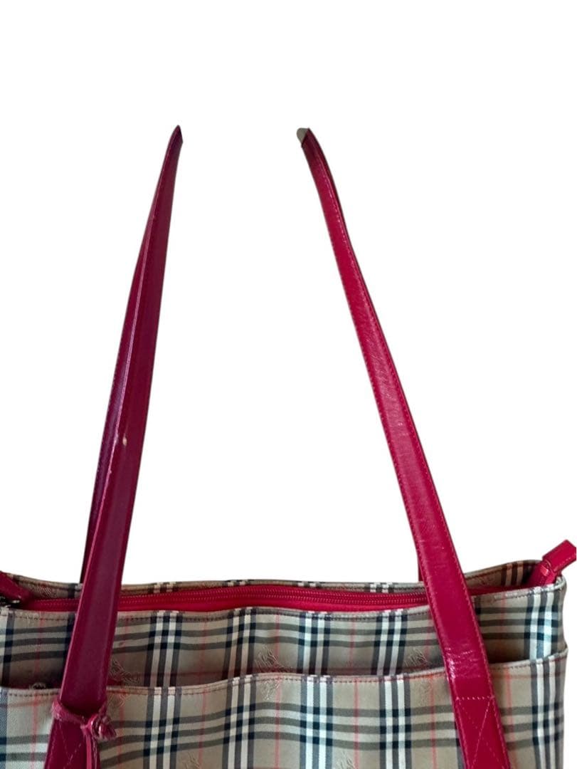 『美品』Burberry チェック柄 ショルダーバッグ，最終値下げ