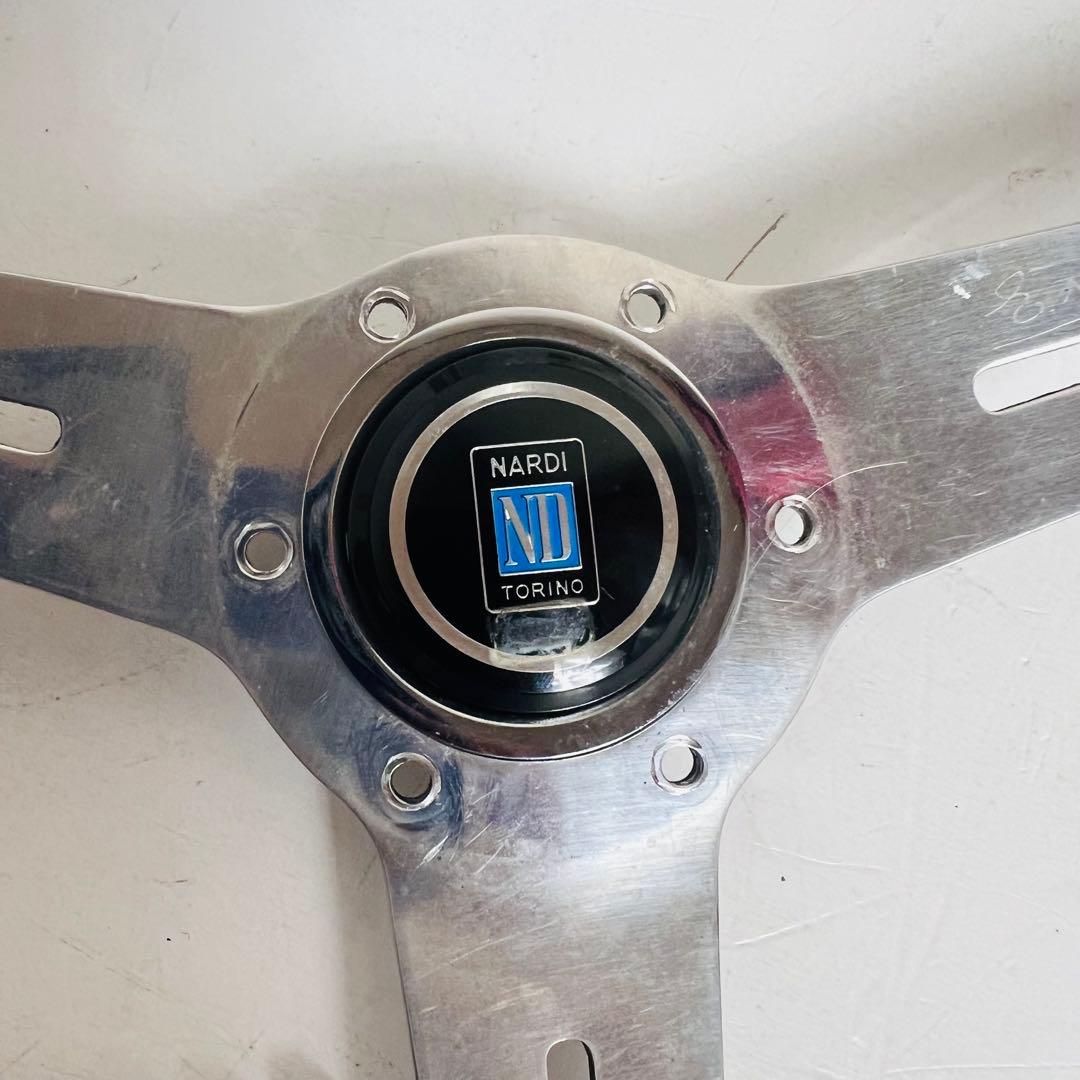 当時物 ナルディ ウッド　36.5 ホーンボタン　ホーンリング　ボルトセット