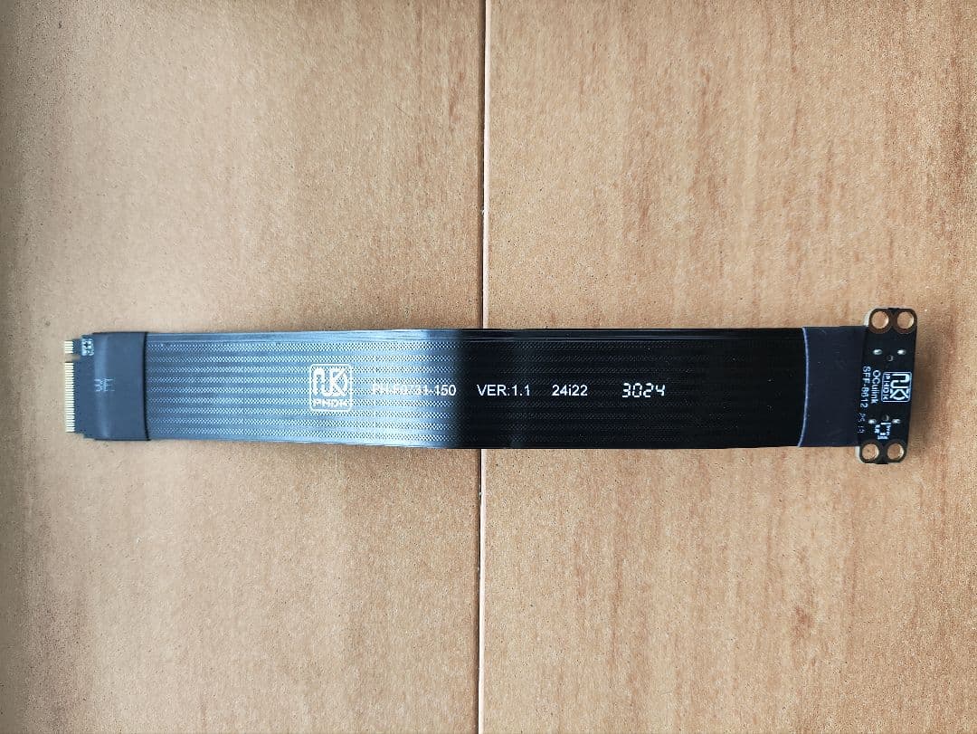 MINISFORUM DEG1 外付けGPU + nvme to oculink