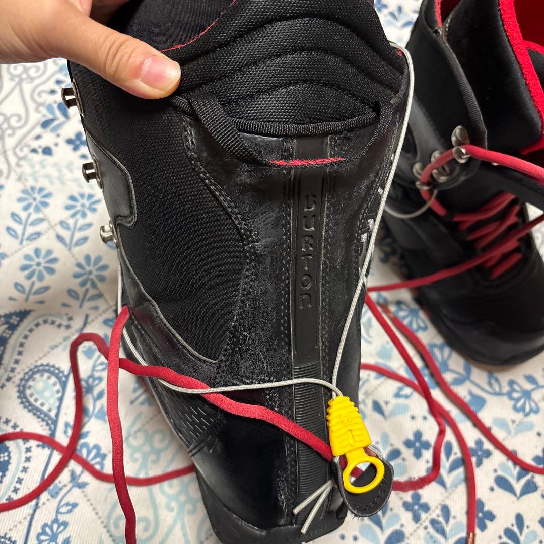 BURTON スノーボードブーツ ブラック/レッド　26.5