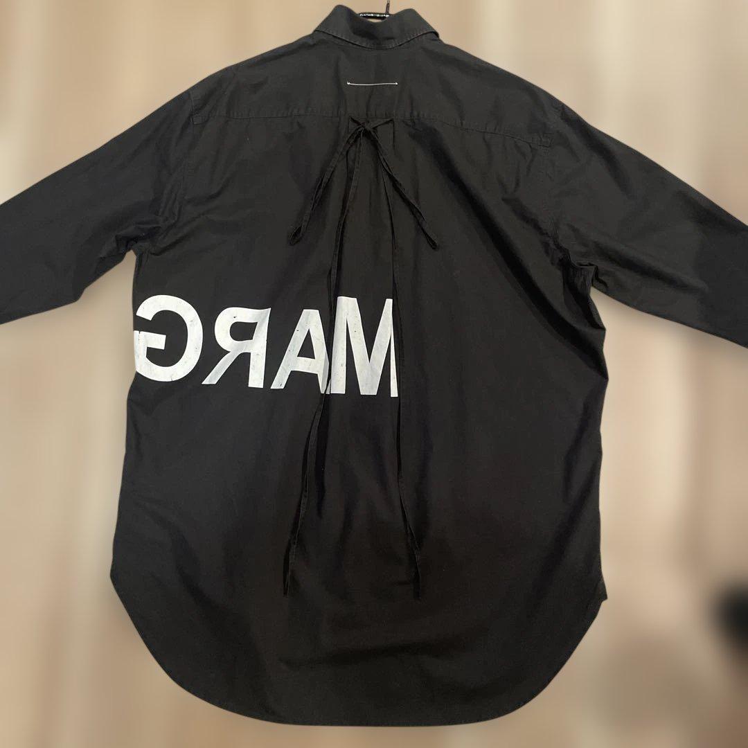 【最終値下げ】MM6 ブラック長袖シャツ