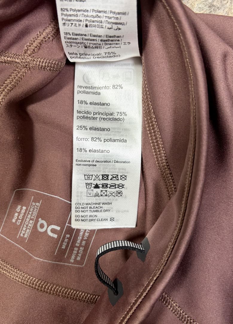 ON オン　Performance Winter Tights M