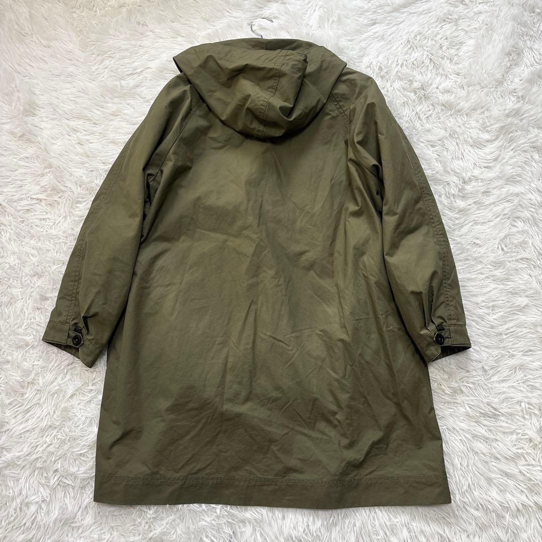 MHL.エムエイチエル ライナー付き モッズコート カーキ　L