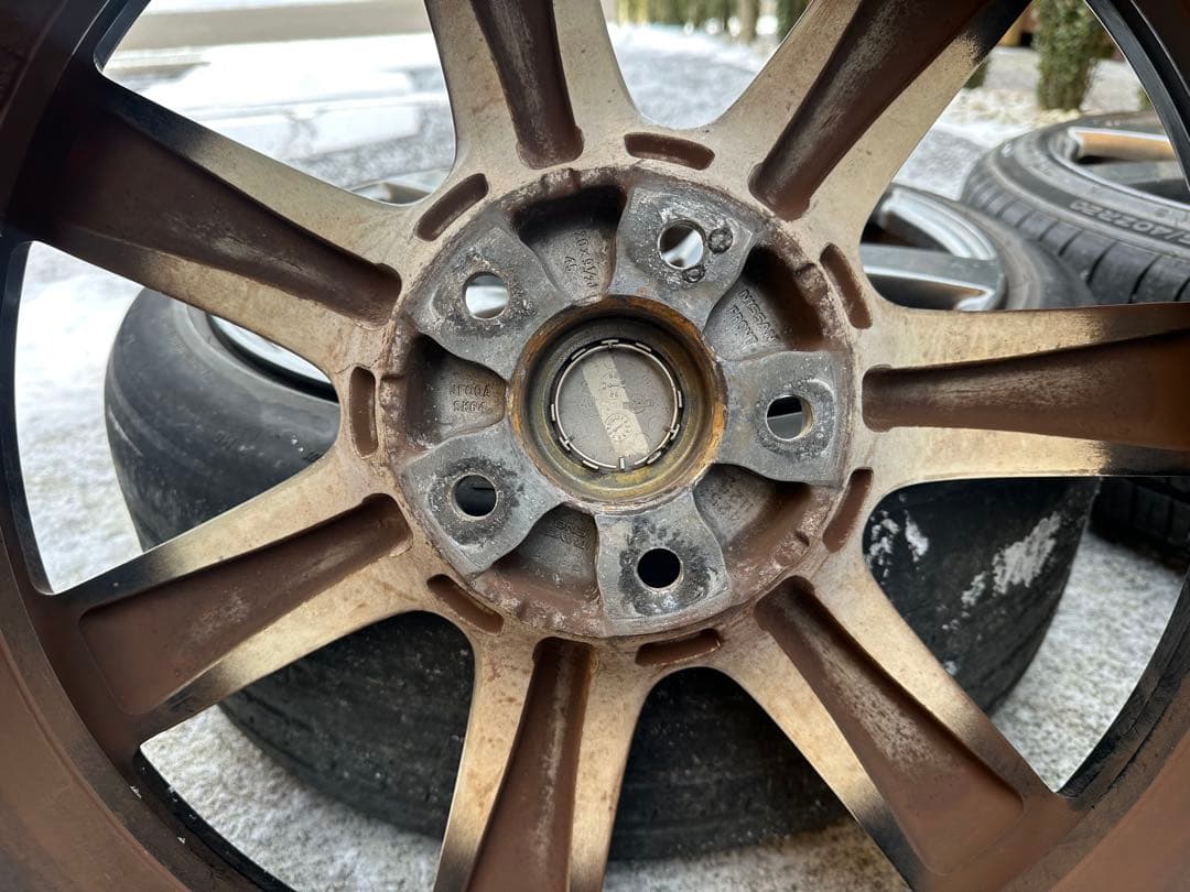 日産35GTR純正ホイールセット4本114.3Rays