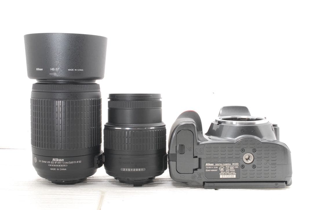 美品✨ Nikon D5300 ショット数994回 Wi-Fi搭載 グレー