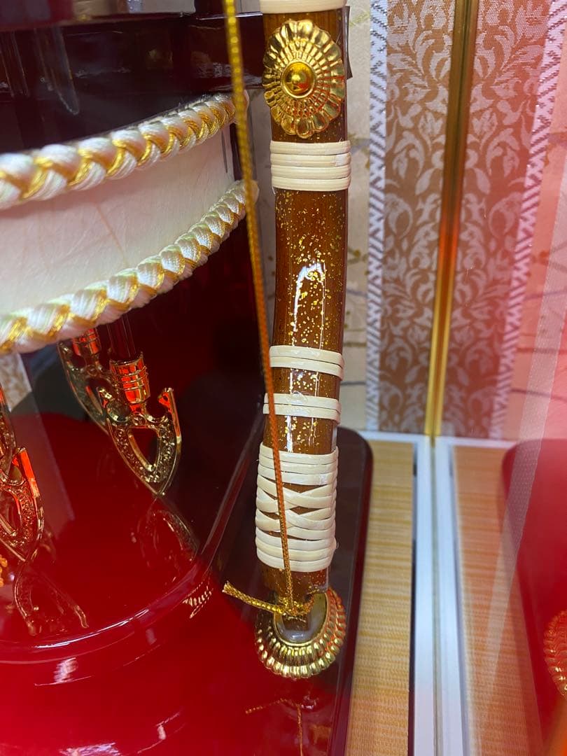 東京久月　破魔弓コンパクトガラスケース１０号・間口約２４×奥行約２３×高約３８㎝