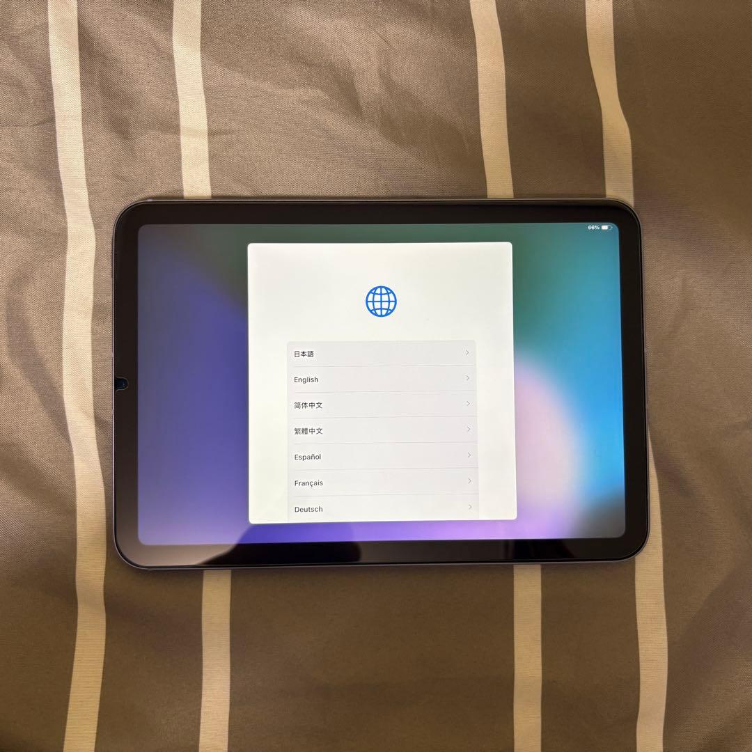 【箱・カバー有】iPad mini 6 パープル 256GB セルラー モデル