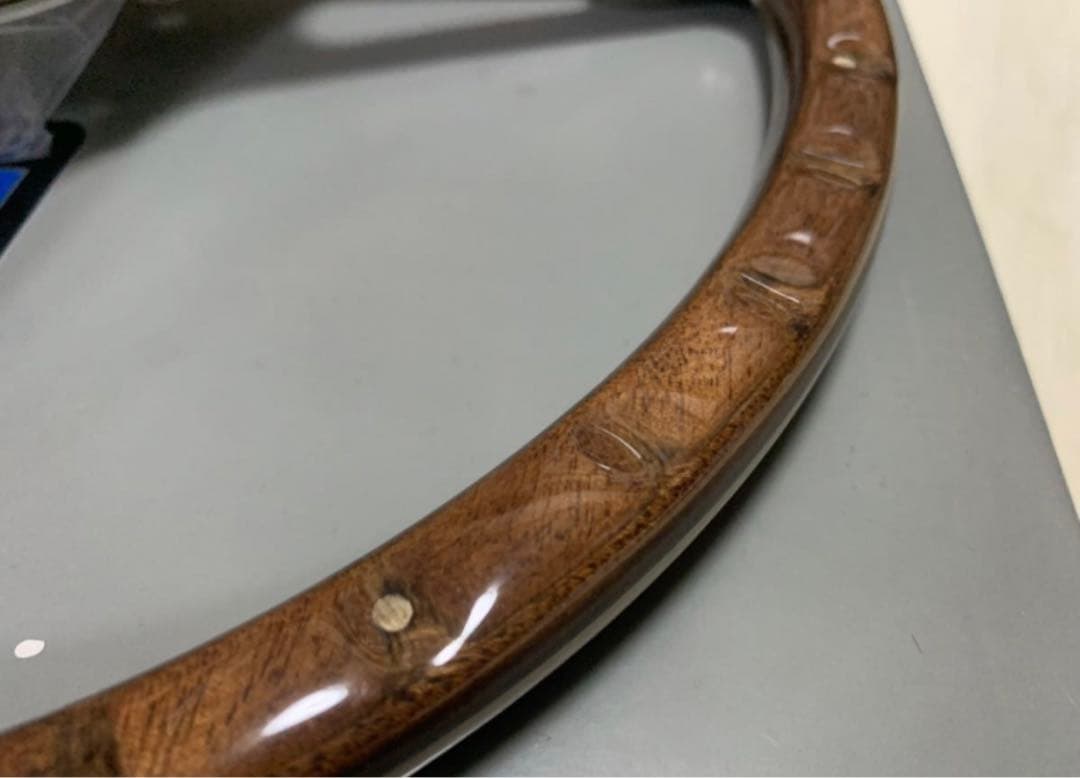 【新品】ウッドステアリング【36.5Φ】ヴィンテージ　旧車　現行車等に