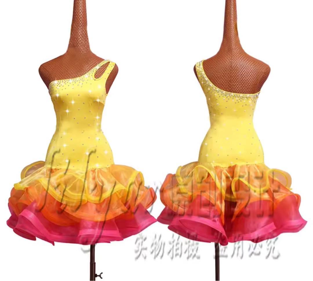 社交ダンス　ドレス　ラテン　ラテンドレス