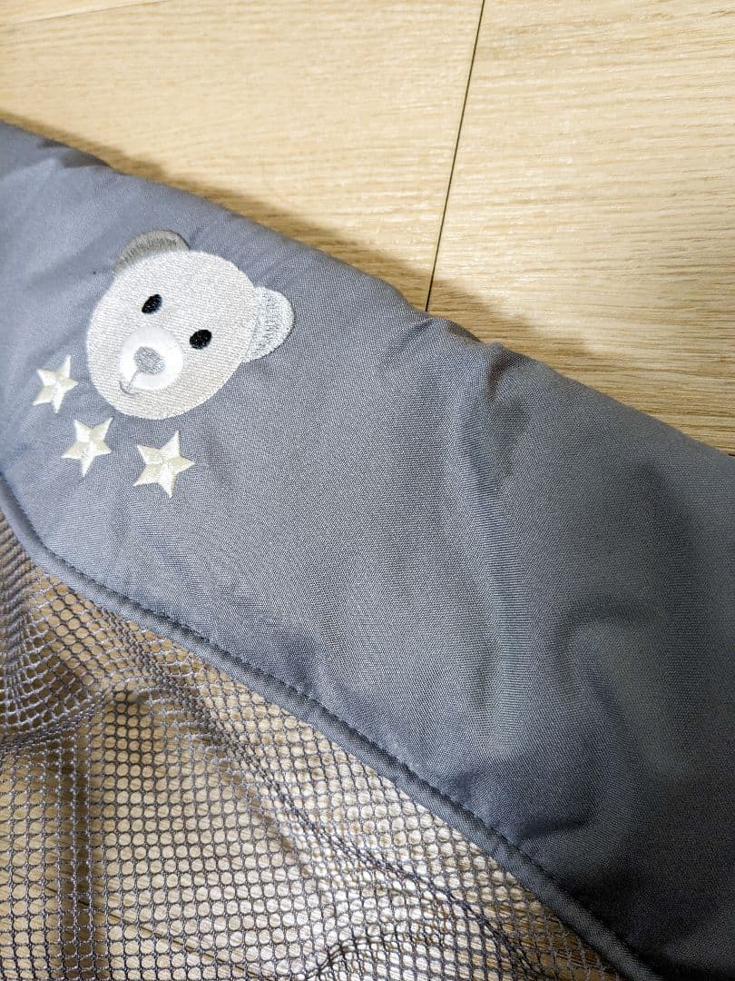 アップリカ ココネル エアー AB グレーベア ベビーベッド 折りたたみ