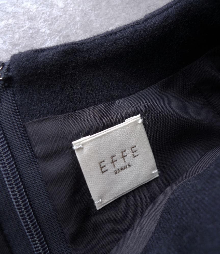 美品 EFFE BEAMS 4,3万 カシミア混ワンピース　エッフェ ビームス