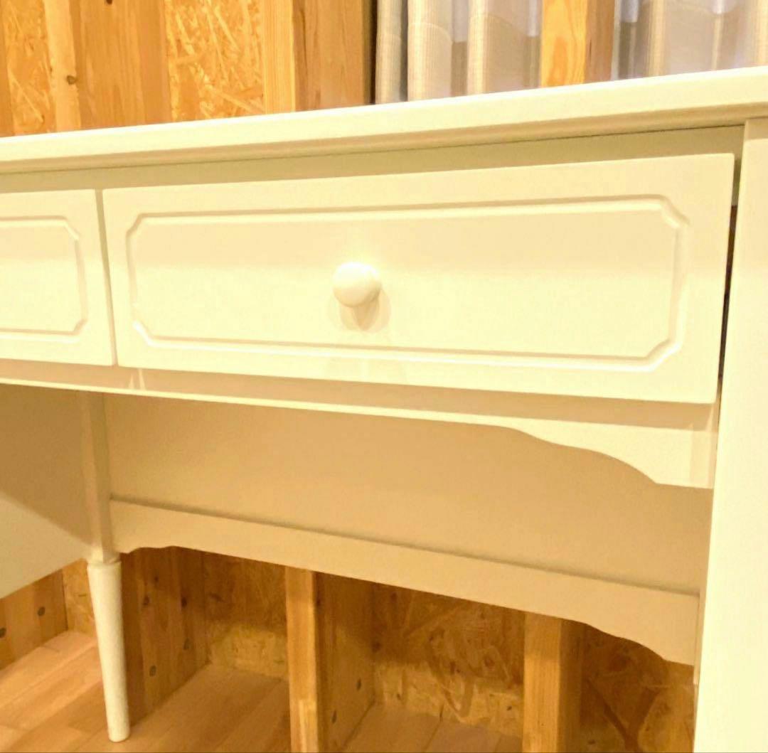 Francfranc ホワイトデスク　ドレッサー　ミーオ