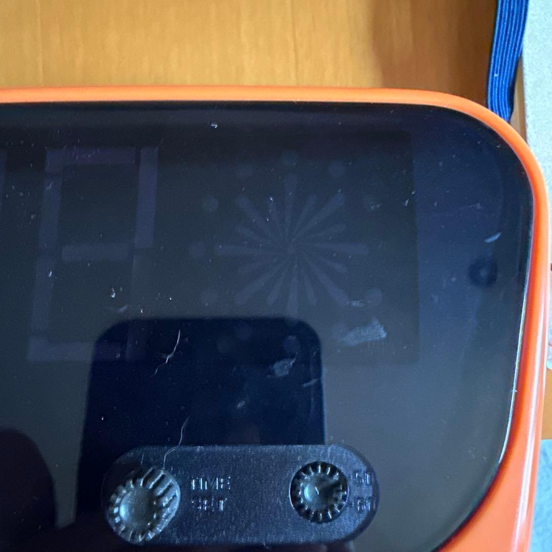 LUMITIME デジタル置時計 オレンジ